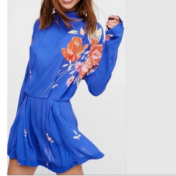 Free People Tops - Free People Gemma Floral Dress/tunic S NWT